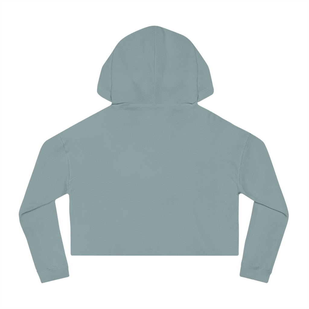 Cropped Hoodie — "Gym and Jesus" Christian Fitness Crop Top
