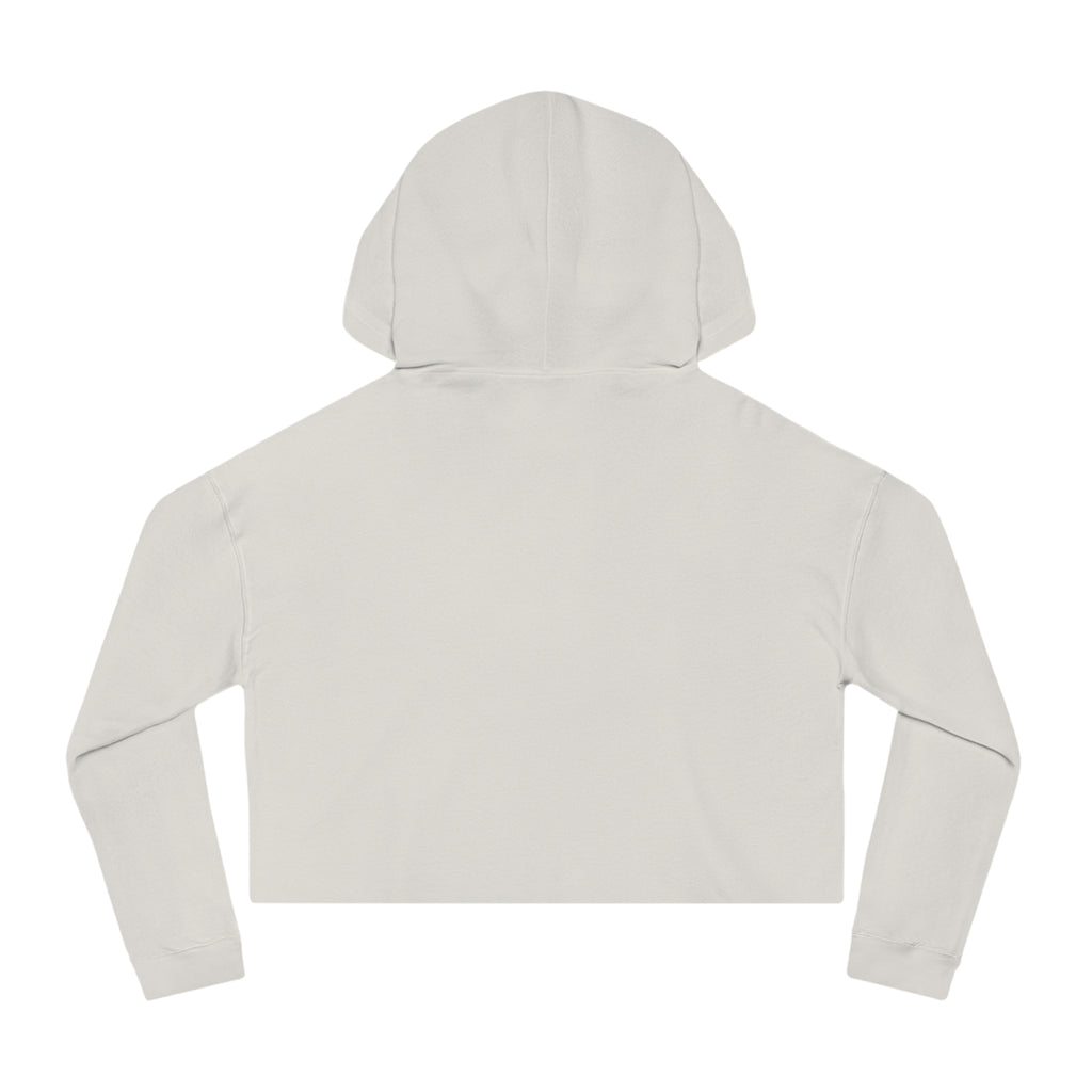 Cropped Hoodie — "Gym and Jesus" Christian Fitness Crop Top