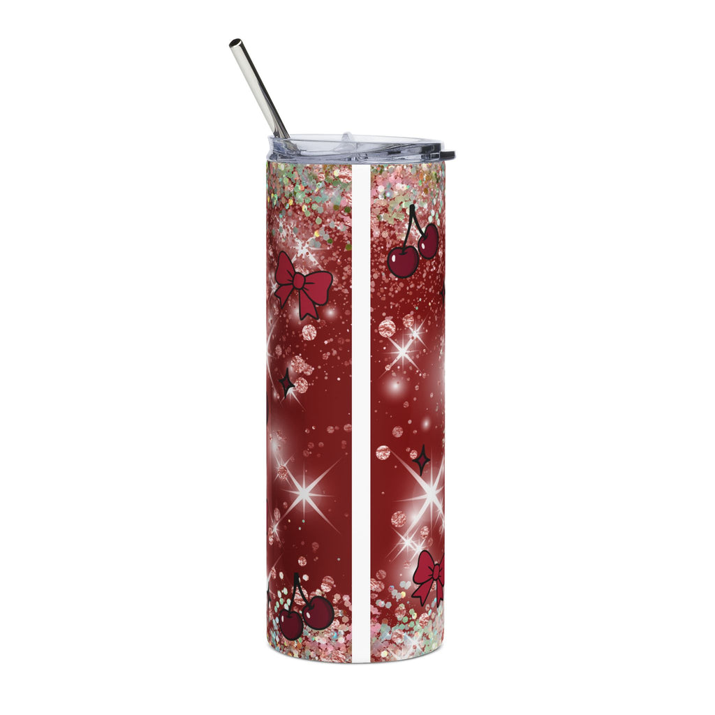 20oz 'Dr Pepper Girly' Maroon Cherry Design